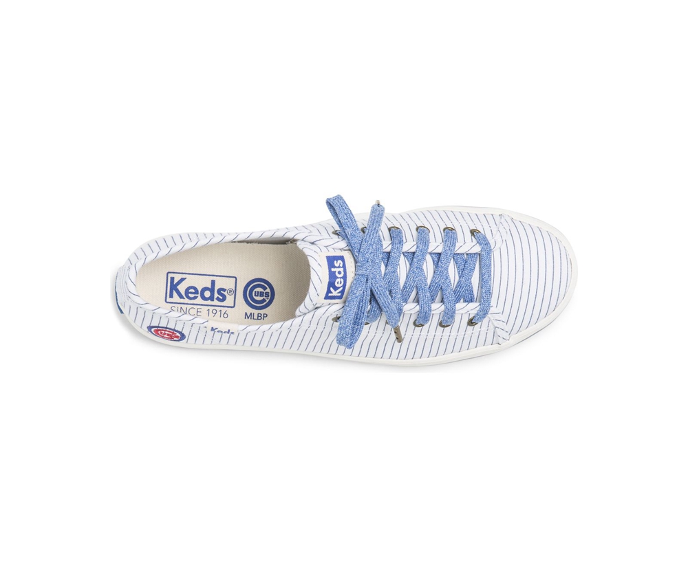 Tenis Keds Mujer Blancos - Kickstart Mlb® - 7431-ASQRK